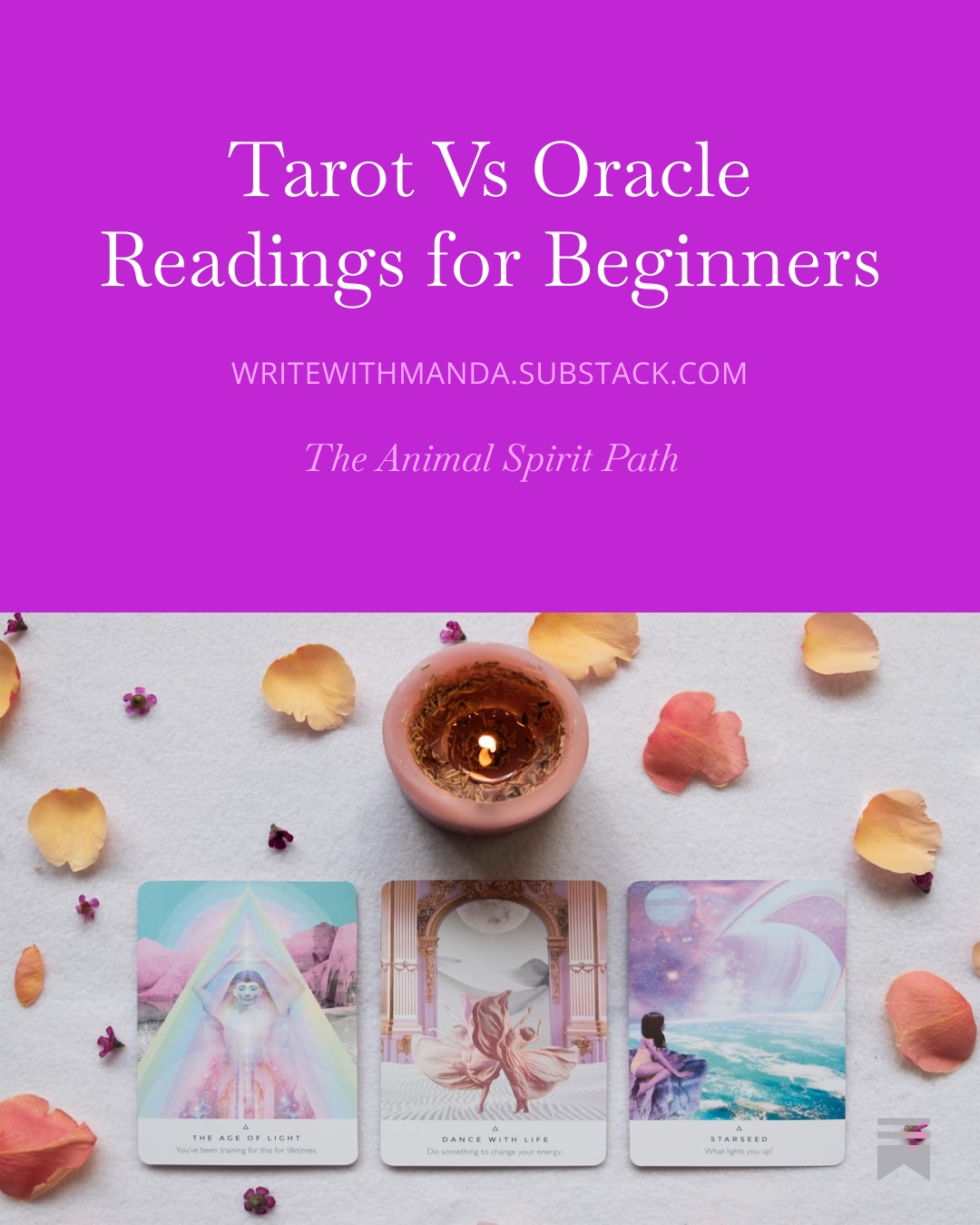 oracle readings vs tarot readings for beginners